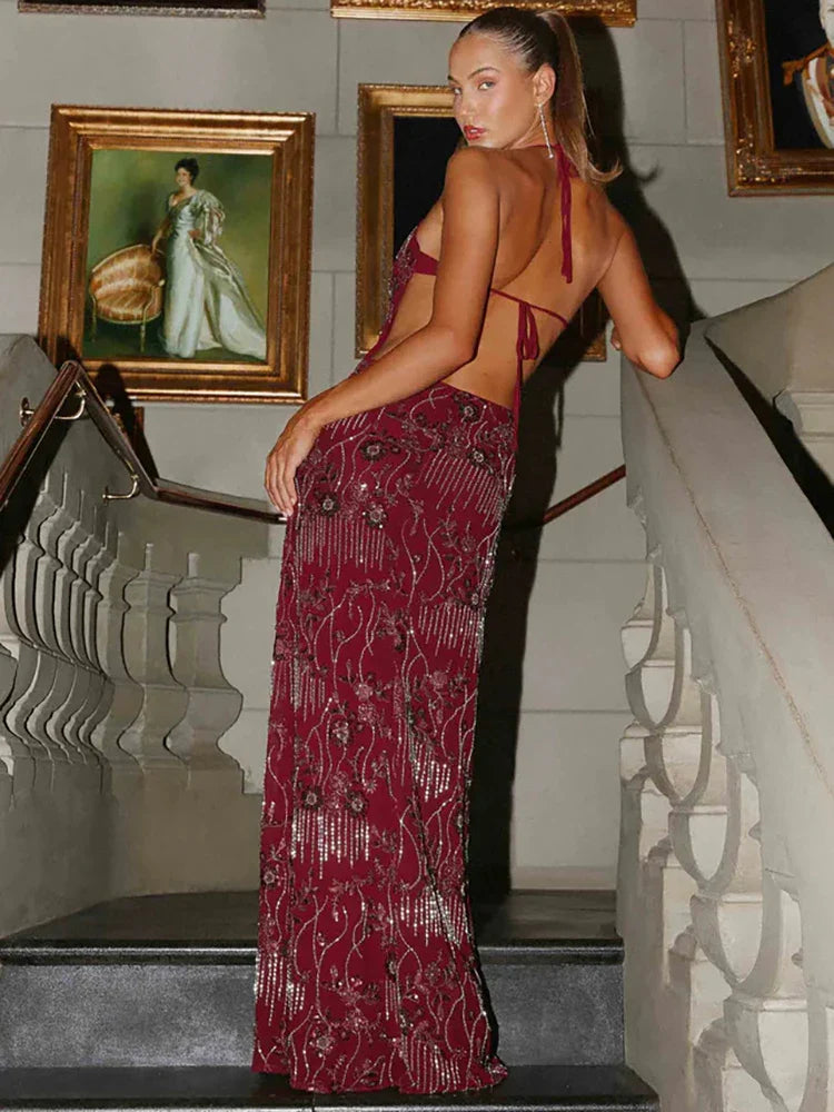 שמלת מקסי דגם ברוק