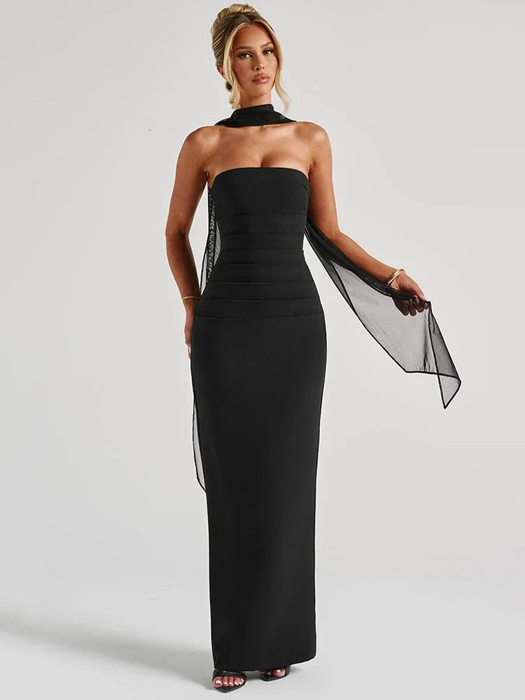 שמלת מקסי דגם אלה